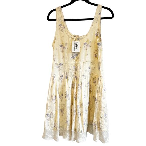 LoveShackFancy Women's Ceronne Mini Dress Sleeveless White Size 10 NWT - Picture 8 of 12